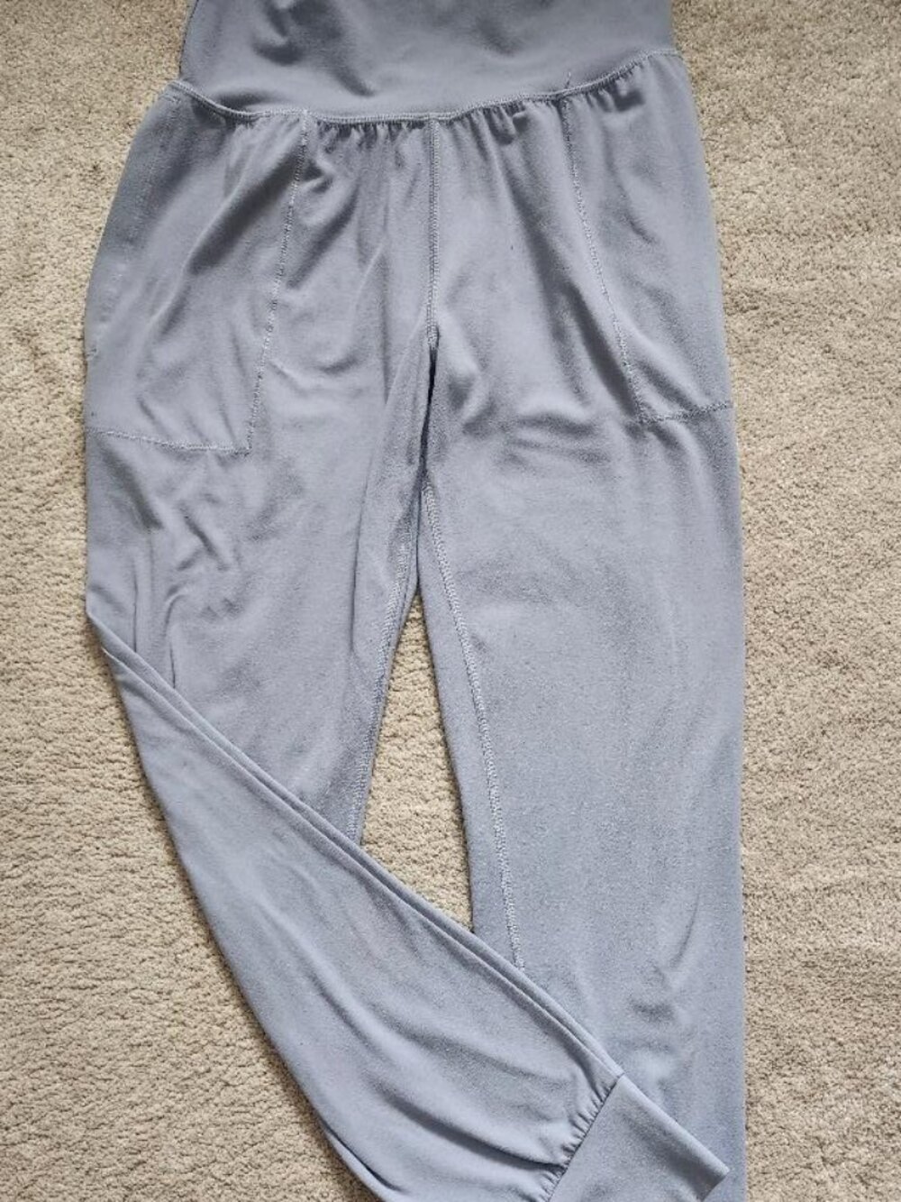 Athleta Gray Nylon Joggers Size S